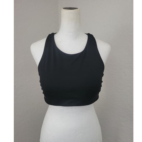 Athleta‎ Maldives Bra Cup Bikini Top Womens Size 34 B/C Black Underwire UPF - Picture 2 of 12
